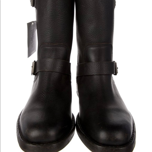Maison Martin Margiela Mens Motorcyle Boots Sz 10 42 EU - Picture 1 of 5